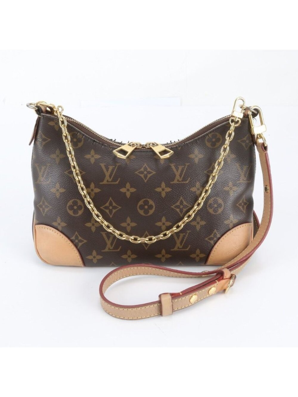 Louis Vuitton Monogram Boulogne PM Leather 2-Way Shoulder Bag